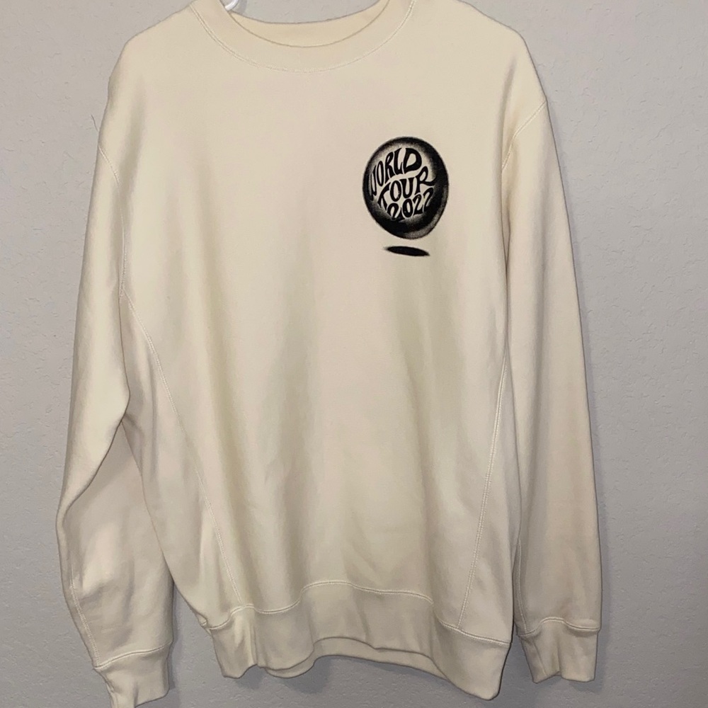 Cream Graphic Sweater